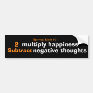 De Voiture maths spirituelles 101-19A-bumper autocollant