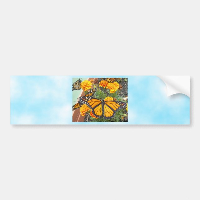 De Voiture Mon Monarch Butterflies-bumper autocollant (Devant)