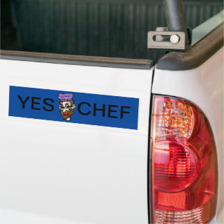 De Voiture Oui Chef autocollant pare-chocs
