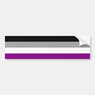 De Voiture T-Shirt Autocollant Fierté Asexuelle