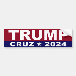 De Voiture Trump Cruz 2024 autocollant pare-chocs