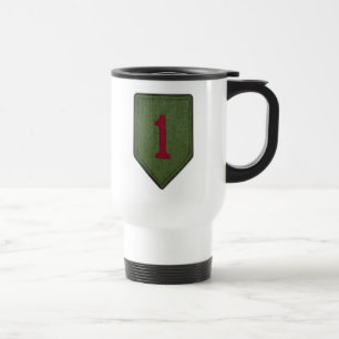 De Voyage 1re division d'infanterie Fort Riley Patch Mug