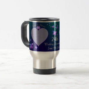 De Voyage 24e anniversaire du Mariage Mug