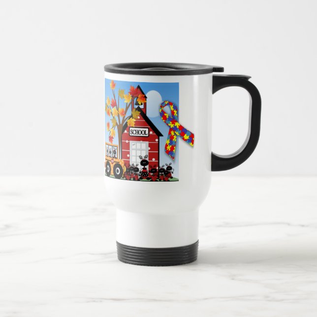 De Voyage #9 Sensibilisation sur l'autisme Mug (Droite)