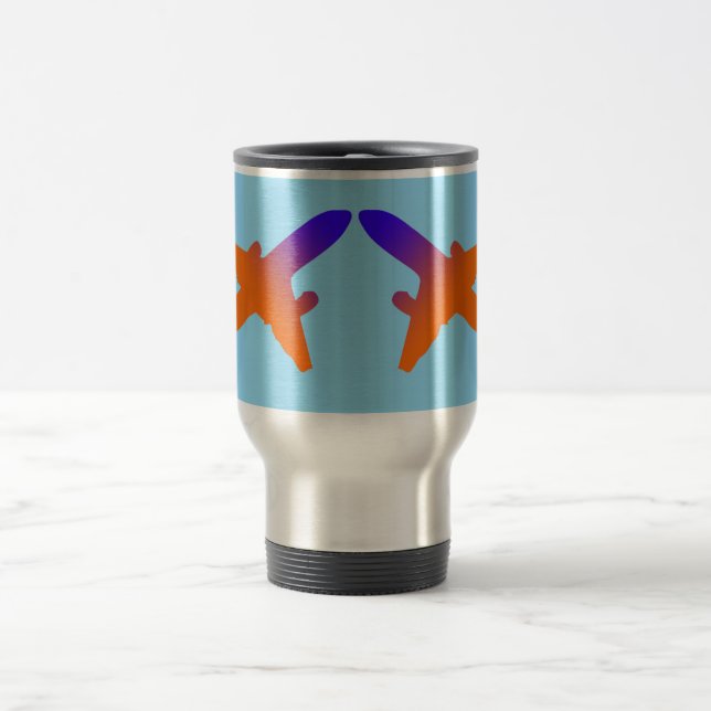 De Voyage Aircrafts Take Off Travel Mug (Centre)