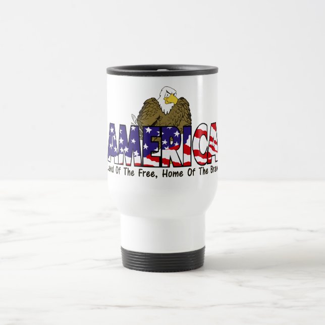 De Voyage American Eagle Travel Mug (Centre)