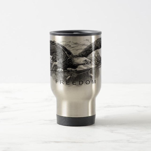 De Voyage American FREEDOM Coffee Mug (Centre)