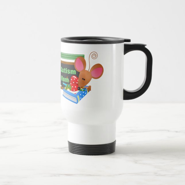 De Voyage Autism Mom Voyageur /Commutation Ringer Mug (Droite)