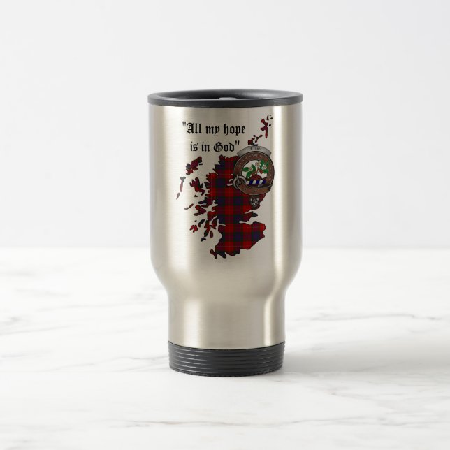 De Voyage Badge Fraser Clan Travel Mug (Centre)