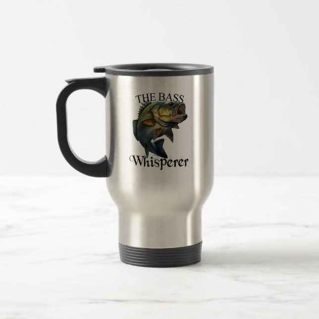 De Voyage Bass Whisperer Bateau léger Mug (Gauche)