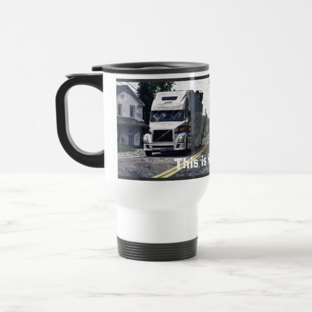 DE VOYAGE BLANC GROG RIG TRUCKER'S TRAVEL MUG (Gauche)