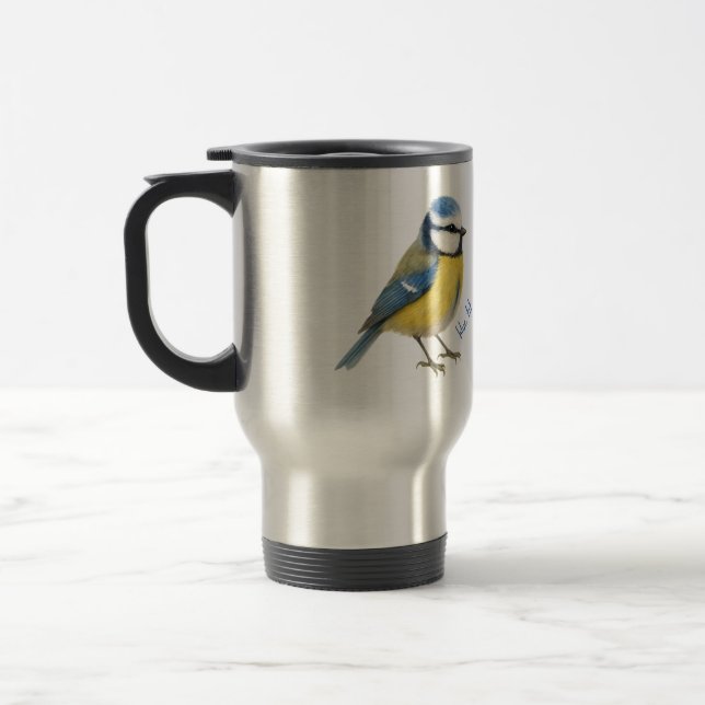 De Voyage Blue Tit Bird Mug Nature Lover Gift (Gauche)