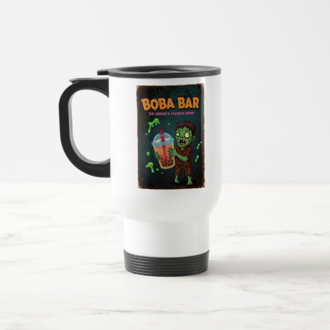 De Voyage Boba Bar – The Undead’s Travel/Commuter Mug (Gauche)