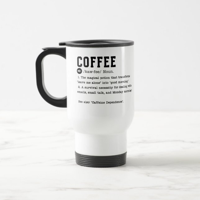 De Voyage Café drôle : La Mug Magique (Gauche)
