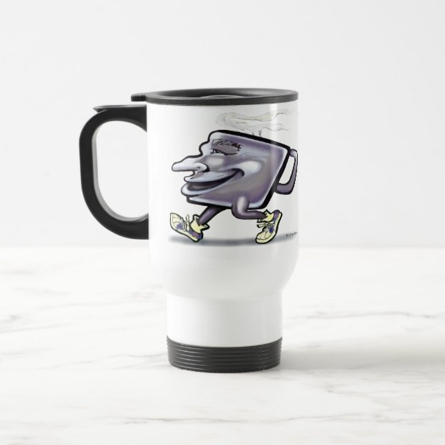 De Voyage Café Mug (Gauche)