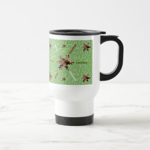 De Voyage Caladium Merry Christmas Travel Mug
