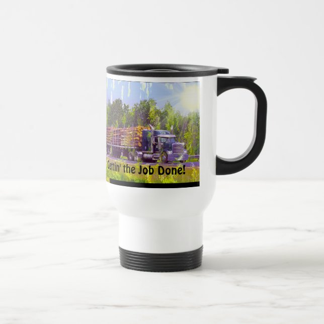 De Voyage Camionneurs Café Pause-Boire Mug (Droite)