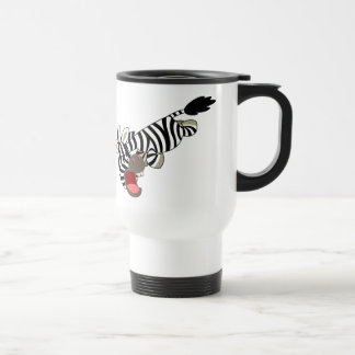 De Voyage Caricature mignonne Prankish Zebra Commuter Mug