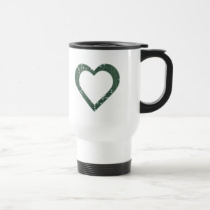 De Voyage Circuit board Motif Heart Travel Mug