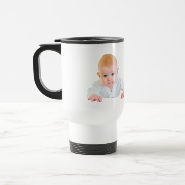 De Voyage Concevez votre propre bébé Photo Mug (Gauche)