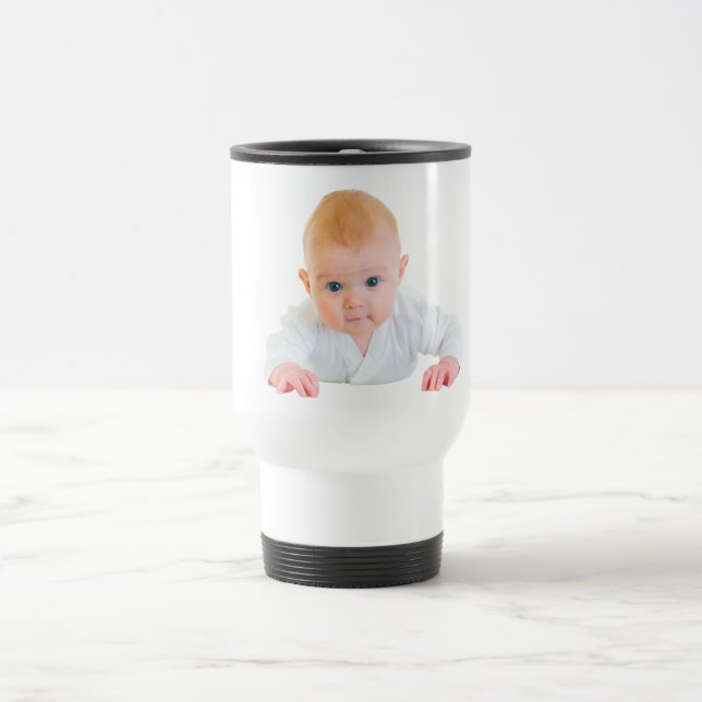 De Voyage Concevez votre propre bébé Photo Mug (Centre)