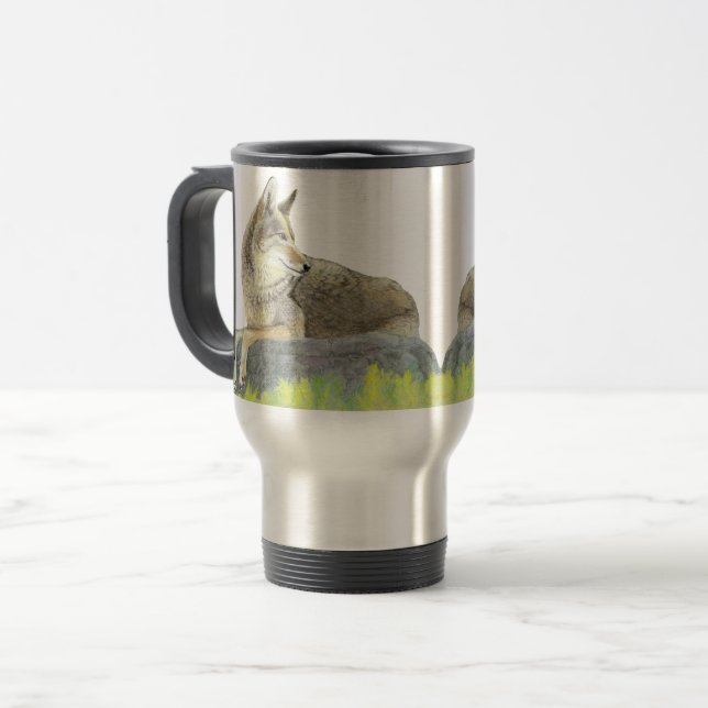 De Voyage Coyote Travel Mug (Devant gauche)