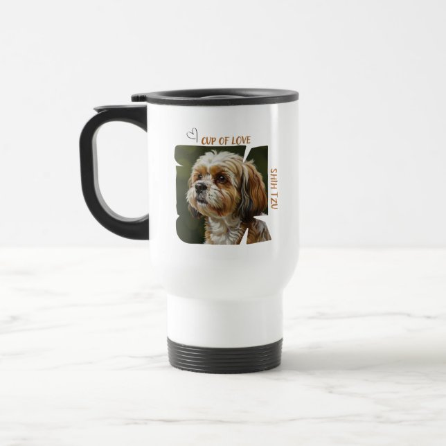 De Voyage Cup of Love Dog Lover Traveler Mug  (Gauche)