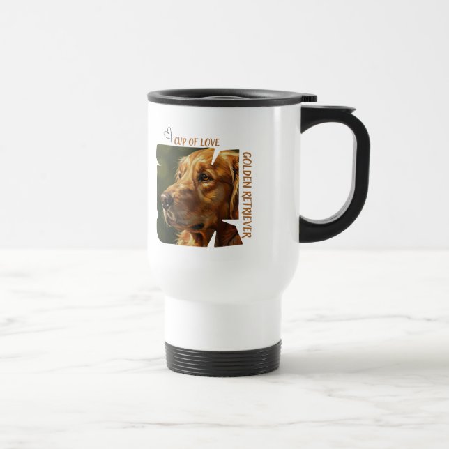 De Voyage Cup of Love Dog Lover Travelers Mug (Droite)