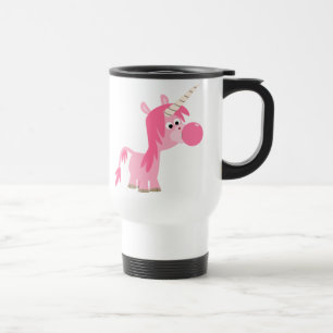 De Voyage Cute Cartoon Bubble Gum Unicorn Commuter Mug