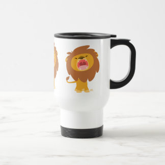 De Voyage Cute MightRoaring Lion Cartoon Commuter Mug