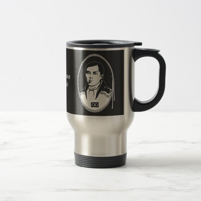 De Voyage Cuthbert Grant Travel Mug Custom Metis Hero Cadeau (Droit)