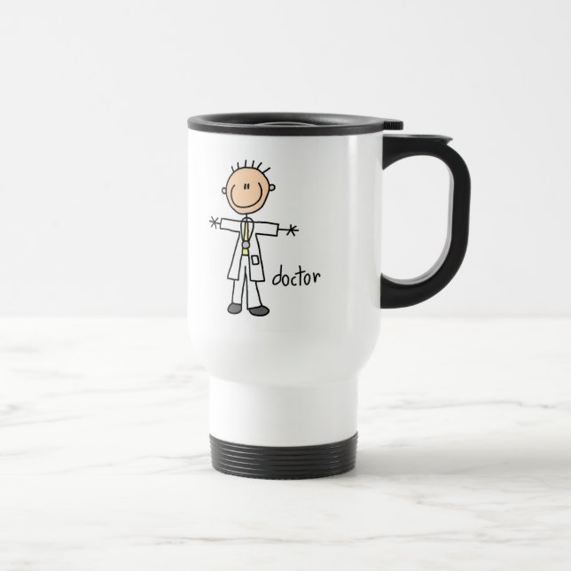 De Voyage Docteur Stick Figure Mug (Droite)