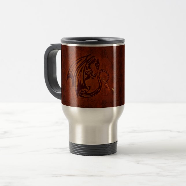 De Voyage Dragon Travel/Commutateur Mug (Devant gauche)