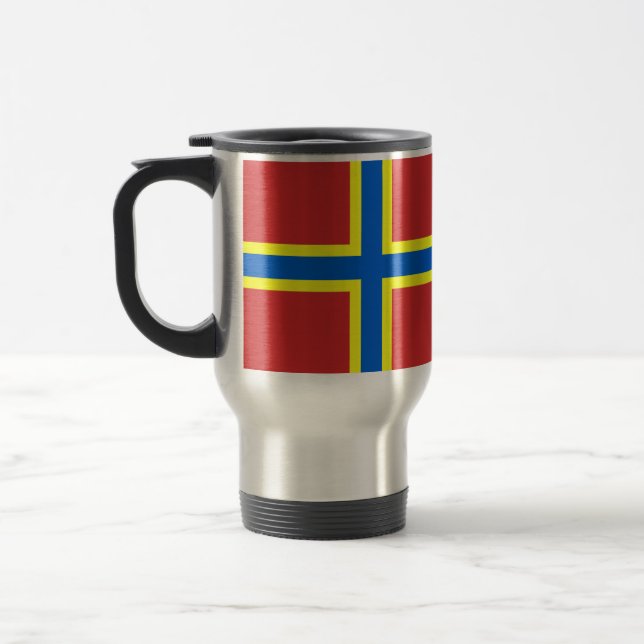 De Voyage Drapeau d'Orkney Travel Mug (Gauche)