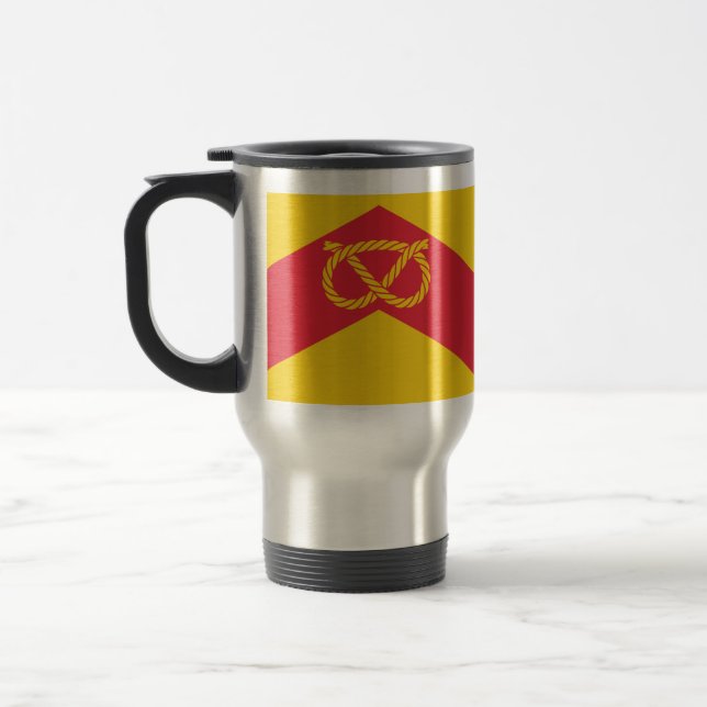 De Voyage Drapeau du Staffordshire Travel Mug (Gauche)