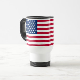 De Voyage Drapeau Usa Acier inoxydable 15 oz Mug