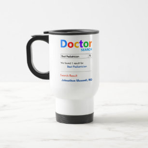 De Voyage Drôle personnalisé Meilleur docteur Mug cadeau