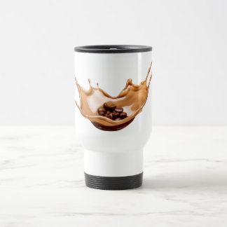 De Voyage Dynamic Coffee Splash Travel Mug /Coffee Bean Art