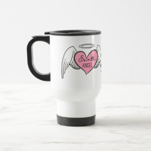 De Voyage Earth Angel Travel Mug - Ailes, Coeur et Halo