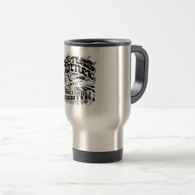 De Voyage F/A-18 Hornet Travel Mug (Devant droit)