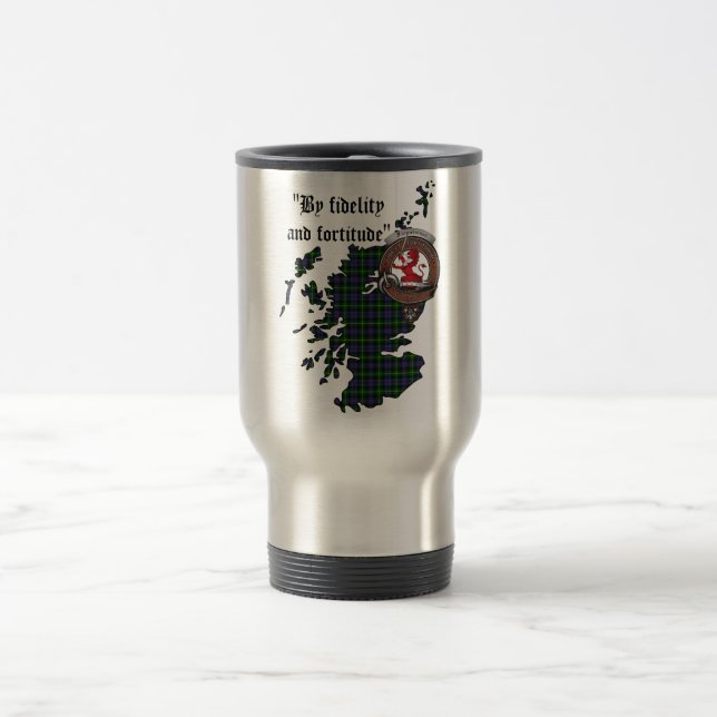De Voyage Farquharson Clan Badge Travel Mug (Centre)