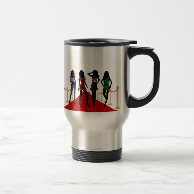 De Voyage Fashion Girls on the Red Carpet Travel Mug (Droit)