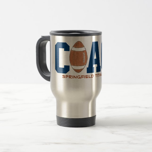 De Voyage Football coach mug (Devant gauche)