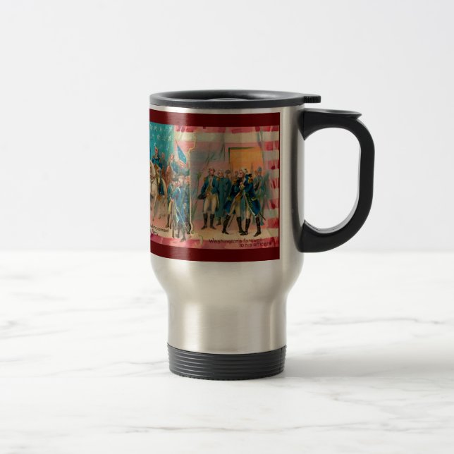 De Voyage George Washington et les troupes Travel Mug (Droit)
