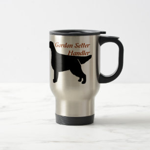 De Voyage Gordon Setter Handler Aluminium Travel Mug