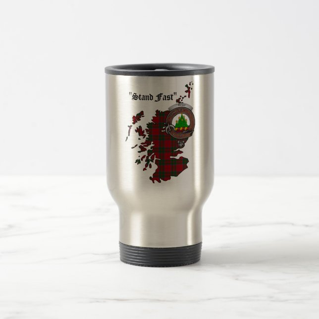 De Voyage Grant Clan Badge Travel Mug (Centre)
