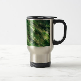 De Voyage green camo travel mug