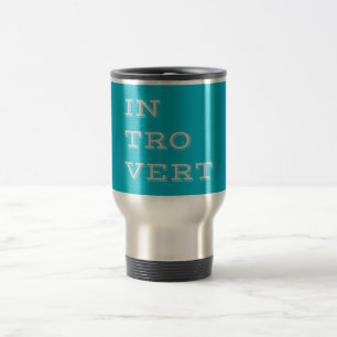 De Voyage Grey Introvert Travel Mug