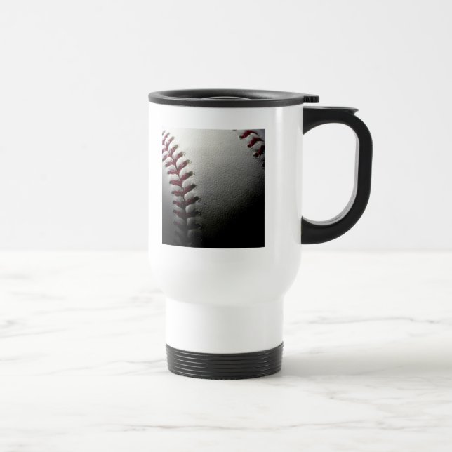 De Voyage Gros plan Baseball Travel Mug (Droite)