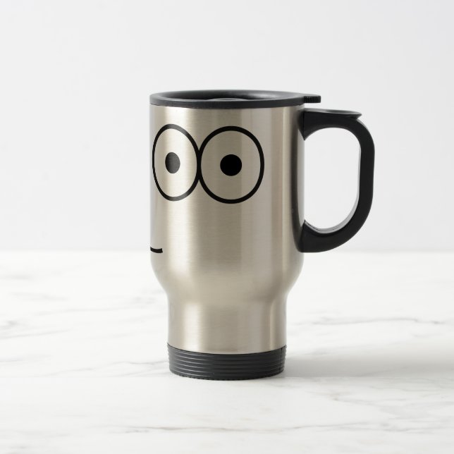 De Voyage Happy Eyes and Mouth - Travel Mug (Droit)